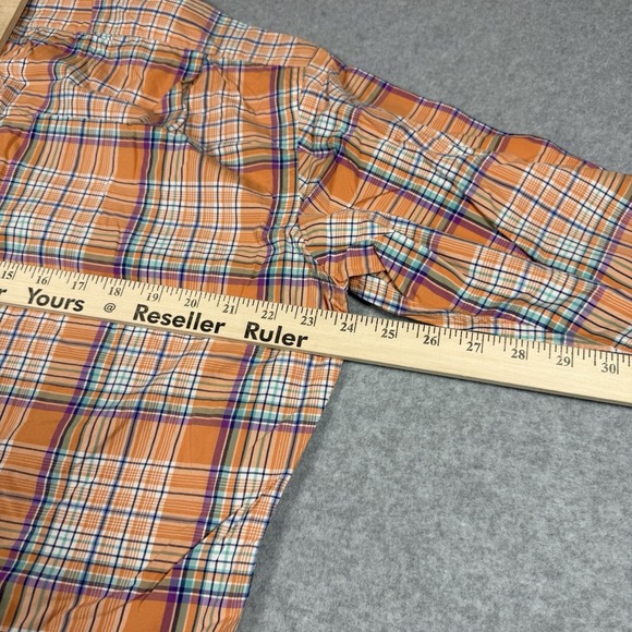 Polo Ralph Lauren Shirt Mens Large Trim Military Epaulette 2 Pocket Utility VTG - Picture 7 of 8